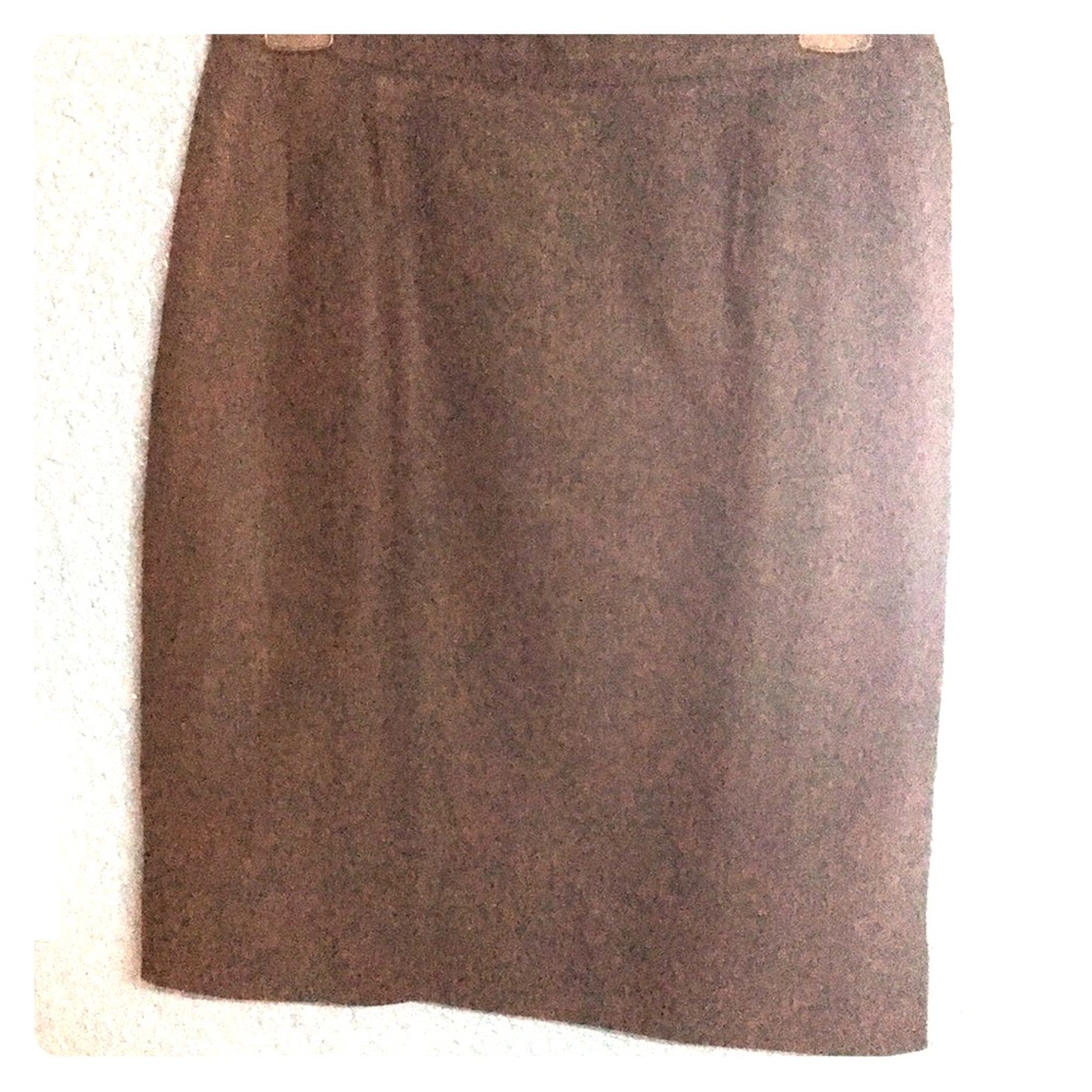 Black Linen Pencil Skirt